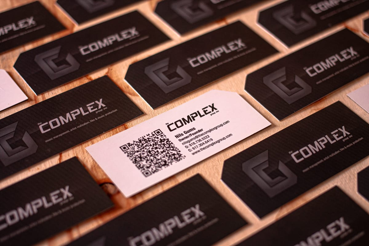 Die-Cut Business Cards